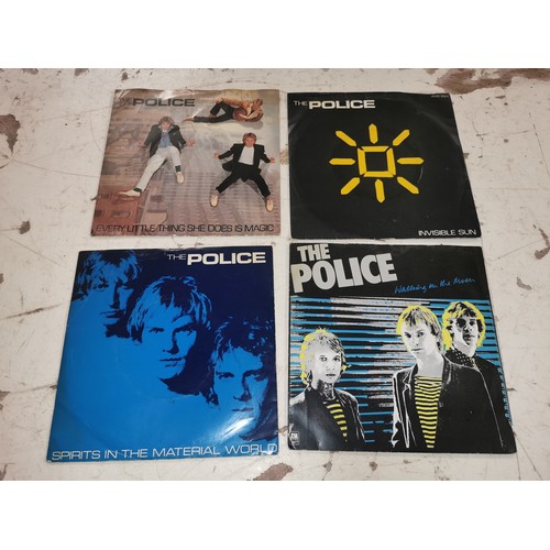 177 - 4 x The Police vinyl singles in very good condition