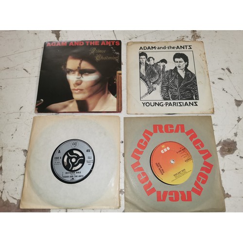 178 - 4 x Adam and the Ants vinyl singles in very good condition