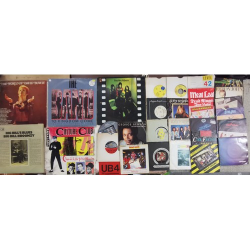 195 - Record case containing good eclectic bundle of assorted vinyl albums, 12