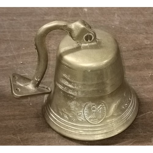 33 - Brass wall mount service bell