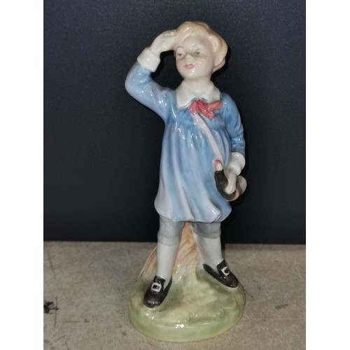 23 - 14.5 cm tall 1949 Royal Doulton little boy blue figure