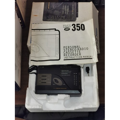 159 - Boxed retro Boots PSRX 350 personal stereo radio cassette recorder