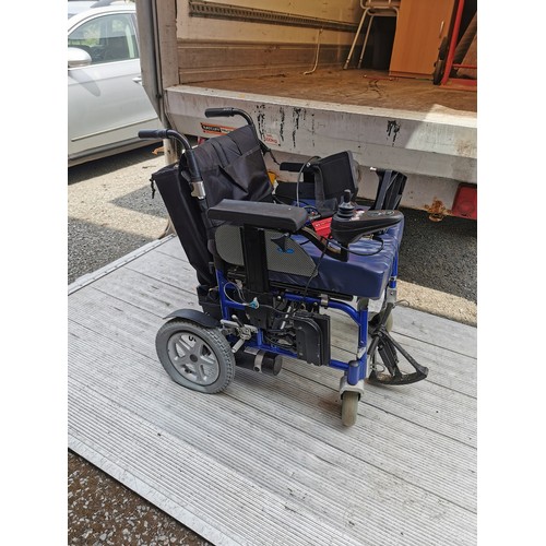 337 - Wheeltech Enigma Energi power chair electric wheelchair with charger - charges but power light keeps... 