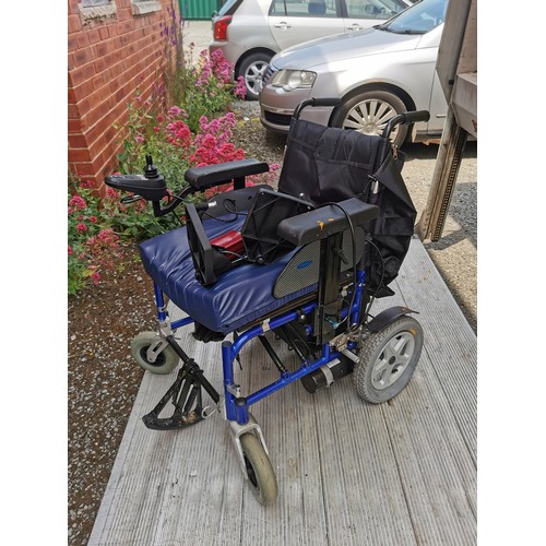 337 - Wheeltech Enigma Energi power chair electric wheelchair with charger - charges but power light keeps... 