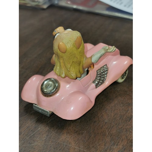 197 - 1979 Corgi Miss Piggy car with character plus 4 x other Miss Piggy small figures