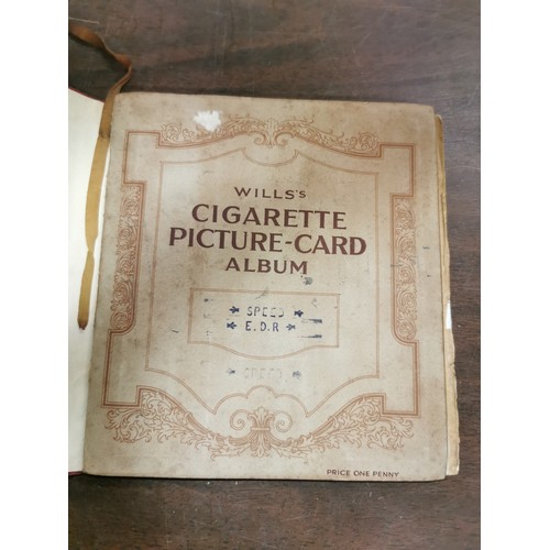 115 - Part full Players cigarette card book, complete Wills cigarettes album with 'Speed' cards and some l... 