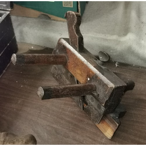 190 - Vintage wooden plough plane