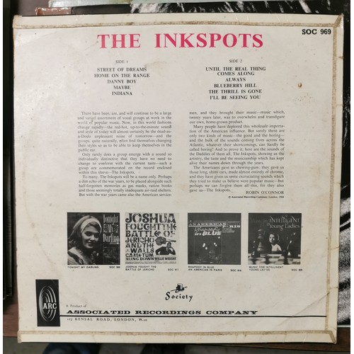 585 - The Inkspots - Self titled vinyl album in good condition, no inner sleeve