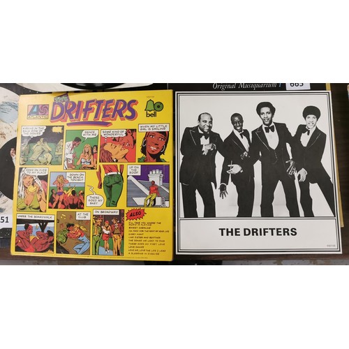 674 - The Drifters - 24 original hits, gatefold sleeve double vinyl album in very good condition and with ... 