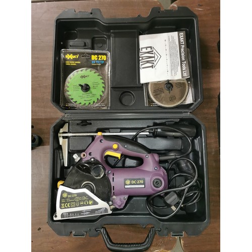 53 - Exact DC-270 multi saw in hard case