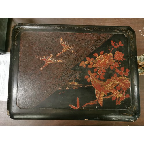 48 - 36.5 x 27.5 x 21 cm Japanese lacquered box