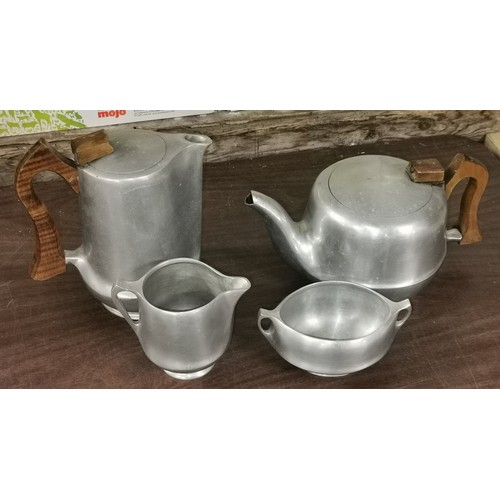 286 - Picquot Ware 4-piece tea service