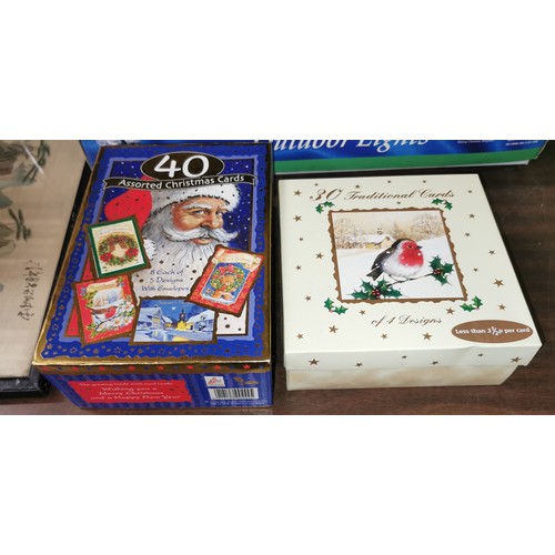 140 - Box of 40 and box of 30 Christmas cards