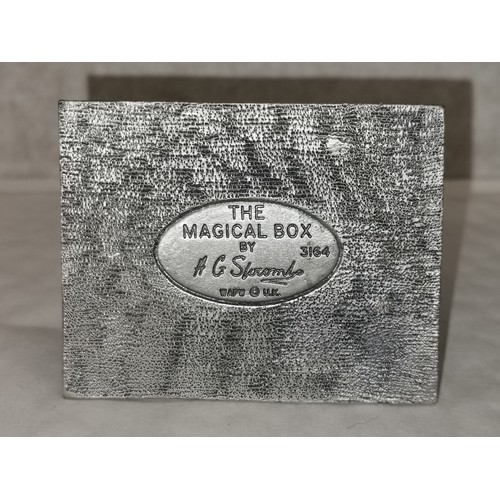 43 - WAPW for Tudor Mint, 9.5 cm tall pewter Myth & Magic figure - 3164 'The magical box'