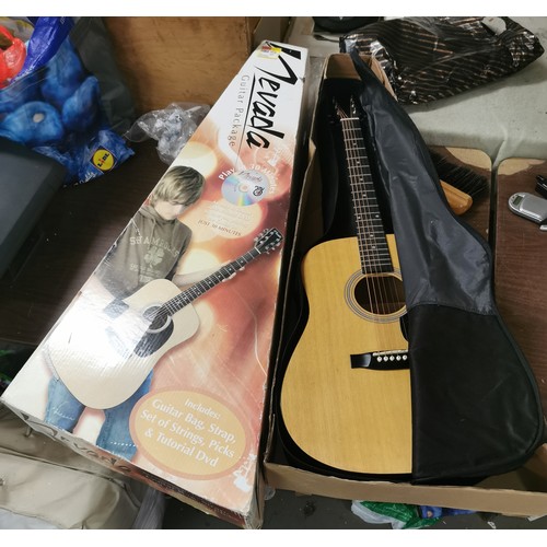 48 - Boxed Nevada W400NPK acoustic guitar set