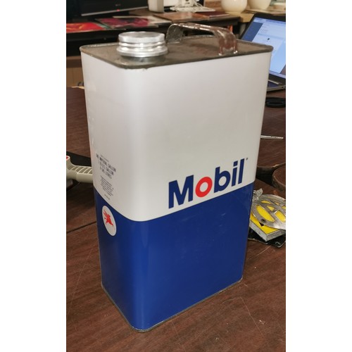 8 - Old Mobil 1 gallon oil can