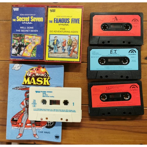 41 - Bundle of childrens and popular TV programme audio cassette story tapes including Mask with read alo... 
