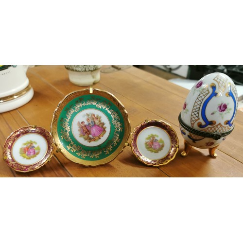 40 - 4 x small Limoges porcelain items