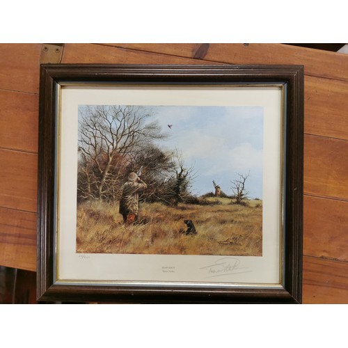 61 - 36 x 33 cm framed, pencil signed limited edition print, titled 'Snapshot' after original Trevor Park... 
