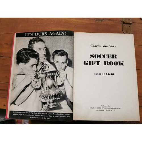 181 - 1946 the boys book of soccer (top corner of inside first page torn away) & 1955/56 Charles Buchans s... 