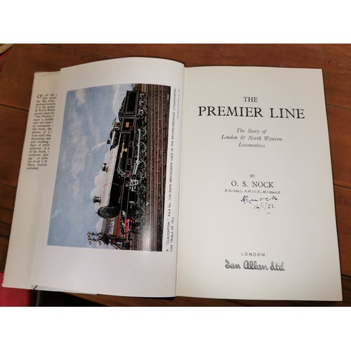 174 - 1952 The premier line by OS Nock in very good condition and ink signed by author