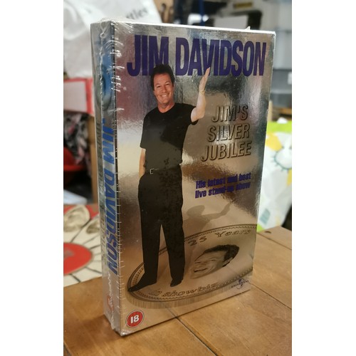 168 - Still factory sealed Jim Davidson - Jims silver jubilee, stand up show VHS video