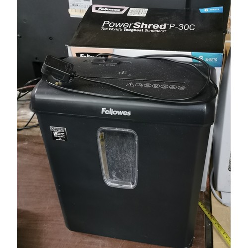 123 - Boxed Fellowes power shred P-30C