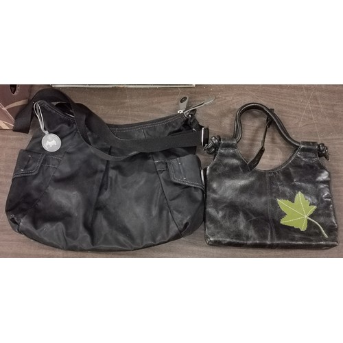 125 - Genuine Radley shoulder bag and Alpha black leather hand bag