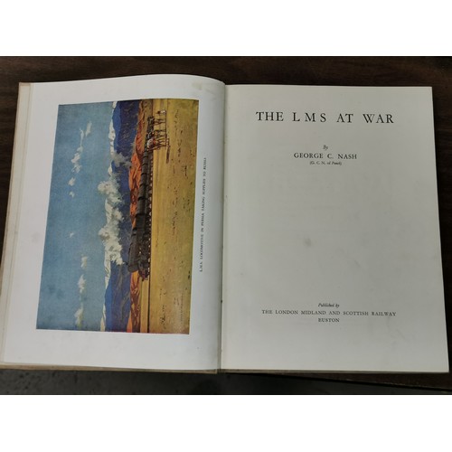 229 - 1946 first issue - The LMS at war book in good condition