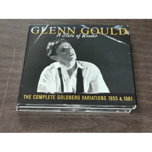 241 - Glenn Gould and State of Wonder, complete Goldberg variations 1955 & 1981 triple CD and booklet set