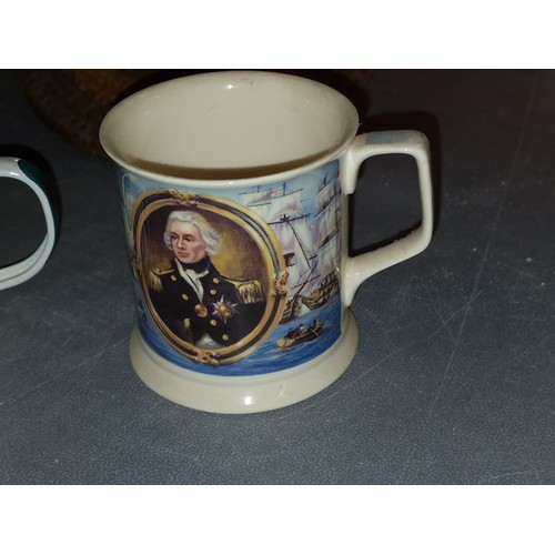 134 - Past Times lord Nelson picture mug