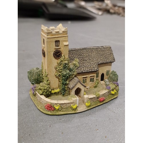 44 - 7 cm tall 2005 Grasmere Church by Lilliput Lane ornament