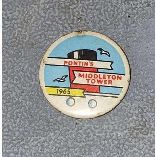 18 - 1965 Pontins Middleton Tower pin badge