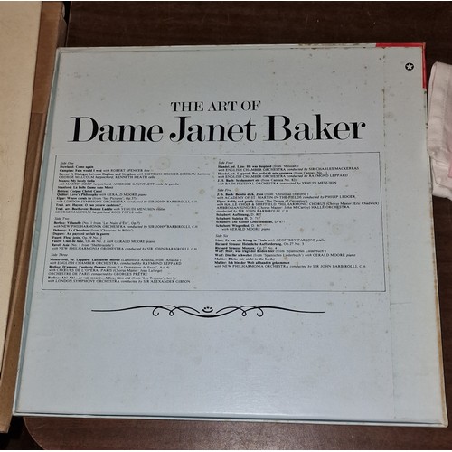 95 - The art of Dame Janet Baker - EMI SLS 5275, triple record and booklet vinyl box set