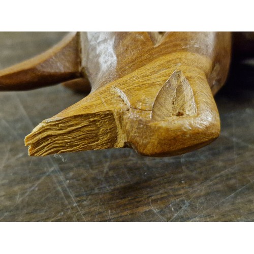 231 - 4 x assorted wooden animal figures