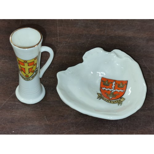 358 - 2 x assorted Goss crestware Chester/chester priory items