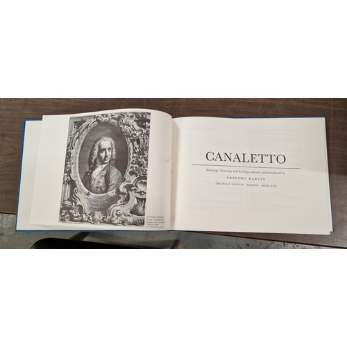 3 - 1967 Folio Society Canaletto hardback book in very good condition