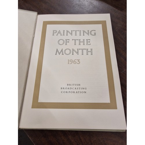 24 - BBC 1963 painting of the month 72 page hardback book in good/very good condition