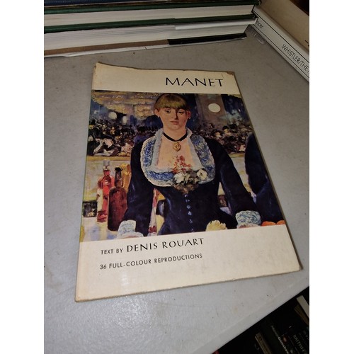 72 - Oldbourne Press 1960 Manet - Denis Rouart, 88 page hardback pocket book with cover. Book good, cover... 