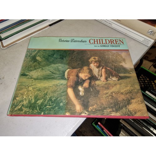 74 - Michael Joseph London 1987 Victorian watercolours children - Adrian Vincent, 61 page hardback book w... 