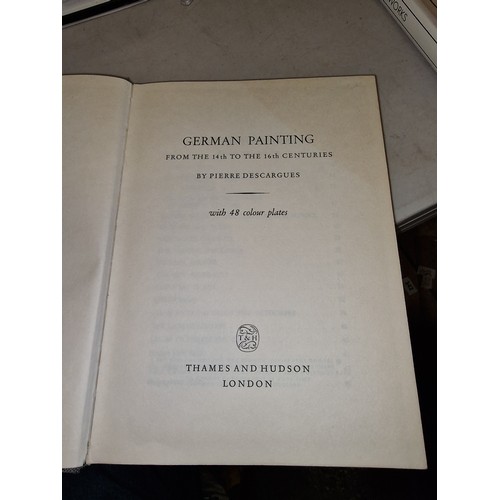 78 - Thames & Hudson 1961 (second impression) German painting from the 14th to 16th centuries - Pierre De... 