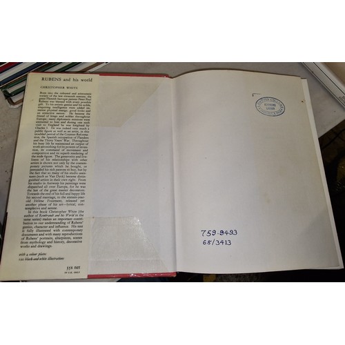 80 - Thames & Hudson 1968 Rubens and his world - Christopher White, 144 page hardback book with taped on ... 