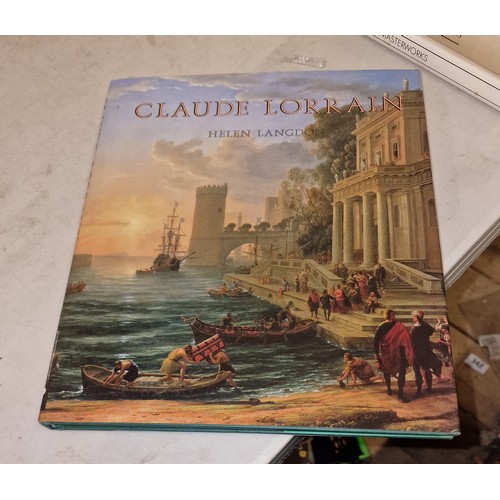 98 - Guild Publishing 1989 Claude Lorrain - Helen Langdon, large 160 page hardback book with cover