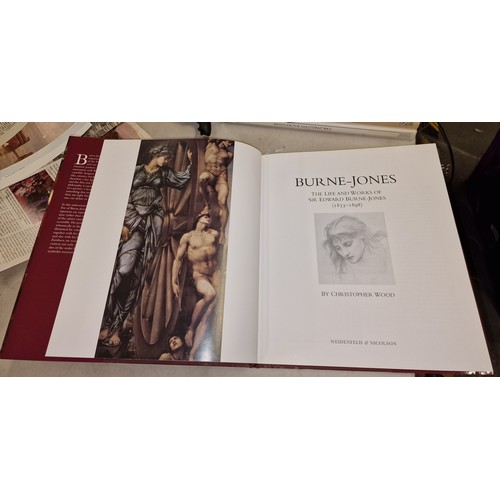 101 - Weidenfeld & Nicolson 1998 Burne-Jones, life and works - Christopher Wood, large 160 page hardback b... 