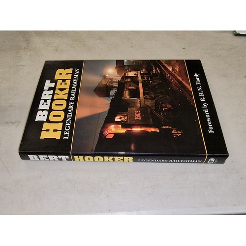 110 - 1994 Bert Hooker legendary railwayman hardback book with cover