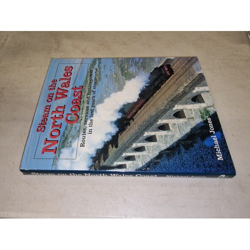 115 - 1996 Steam on the North Wales coast - Michael Jones, hardback book with cover