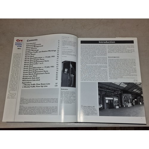 125 - 1999 Crewe station, traffic and footplate working in the 1950's - Bill Rear, hardback book with cove... 