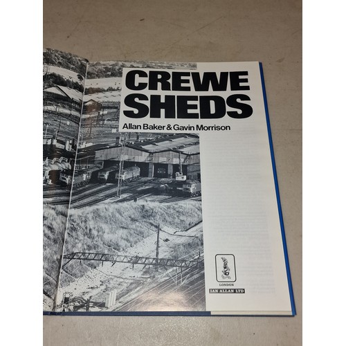 126 - 1988 Crewe sheds - Allan Baker and Gavin Morrison, hardback book with cover