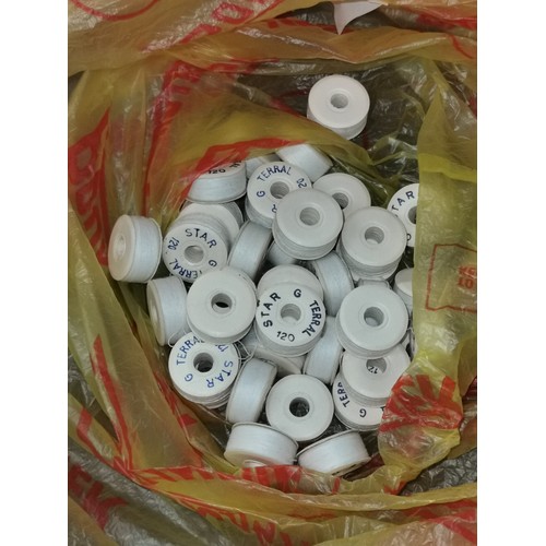 41 - 39 x new old stock, Star G Terral 120, white cotton bobbins