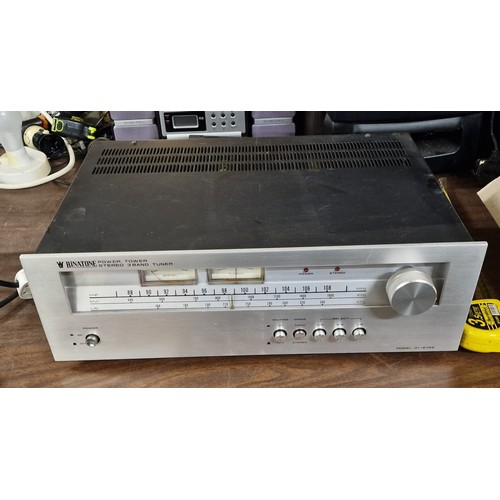 160 - Retro Binatone power tower, stereo 3 band tuner